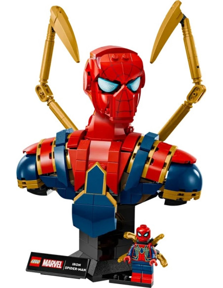 LEGO Busto do Iron Spider-Man 76326 – Spider Man – stockin.pt