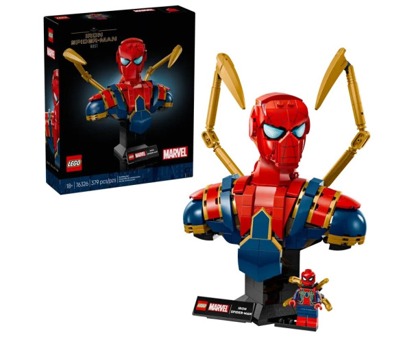 LEGO Busto do Iron Spider-Man 76326 – Spider Man – stockin.pt