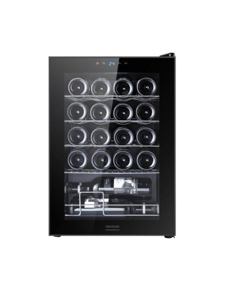CECOTEC - Cave de Vinho GrandSommelier 2050 Black Compressor 122 – Caves de Vinho – stockin.pt