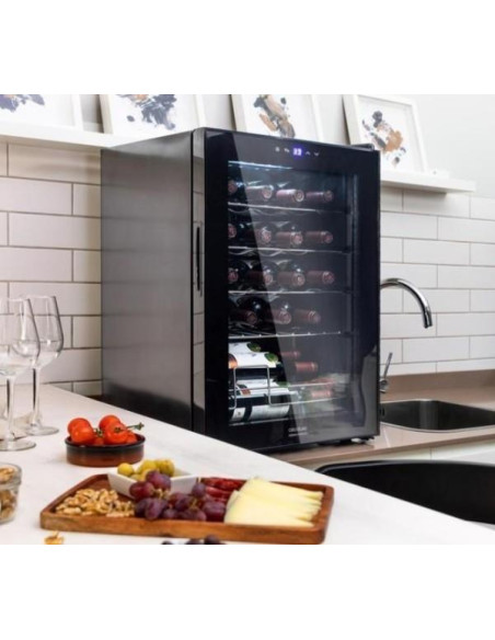 CECOTEC - Cave de Vinho GrandSommelier 2050 Black Compressor 122 – Caves de Vinho – stockin.pt