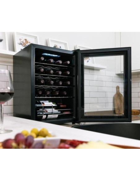 CECOTEC - Cave de Vinho GrandSommelier 2050 Black Compressor 122 – Caves de Vinho – stockin.pt