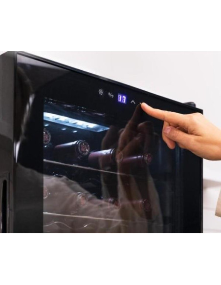 CECOTEC - Cave de Vinho GrandSommelier 2050 Black Compressor 122 – Caves de Vinho – stockin.pt