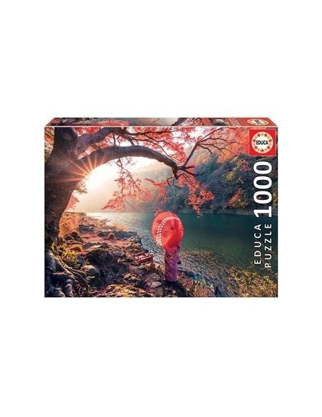 EDUCA - Puzzle 1000 Amanhecer No Rio Katsura, Japão 18455 – Adultos – stockin.pt