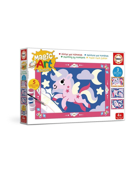 EDUCA - Number Art - UnicorniosFadas 20288 – Didáticos – stockin.pt