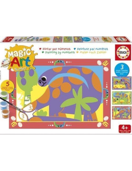 EDUCA - Number Art - Dinossauros 20401 – Didáticos – stockin.pt