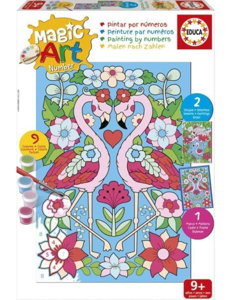 EDUCA - Number Art - Flamingos 20408 – Didáticos – stockin.pt