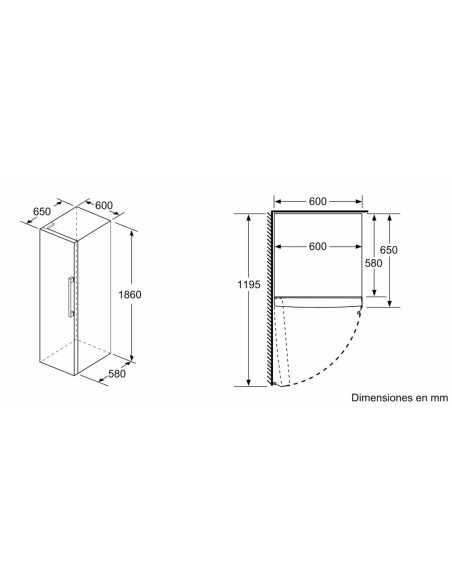 BOSCH - Frig. 1 Porta Série4 KSV36CIDP – Frigorífico 1 Porta – stockin.pt