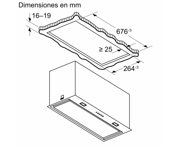 BOSCH - Exaustor Integrável Série8 DLN78PC60 – Exaustores – stockin.pt