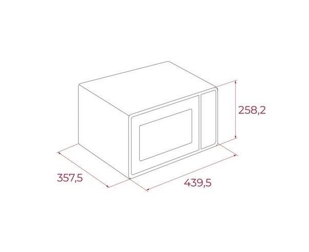 TEKA - Microondas MW FS20 BK 112080001 – Microondas Simples – stockin.pt