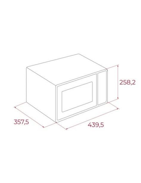 TEKA - Microondas MW FS20 BK 112080001 – Microondas Simples – stockin.pt