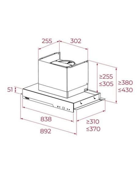 TEKA - Exaustor GFI 97350 EOS SS 113110003 – Exaustores – stockin.pt