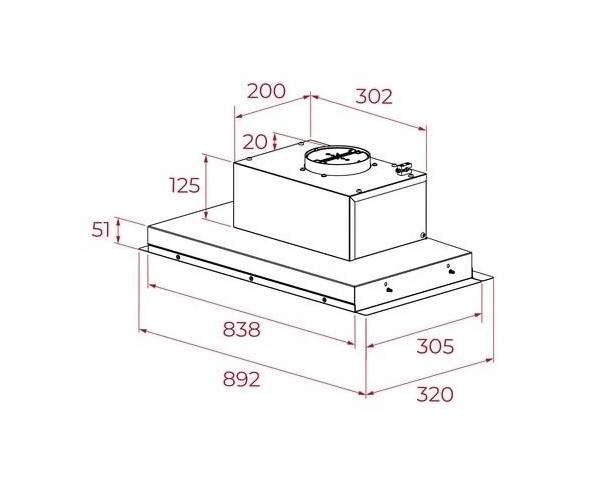 TEKA - Exaustor GFI 93030 KOS SS 113120007 – Exaustores – stockin.pt
