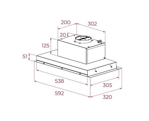 TEKA - Exaustor GFI 63030 KOS SS 113120006 – Exaustores – stockin.pt