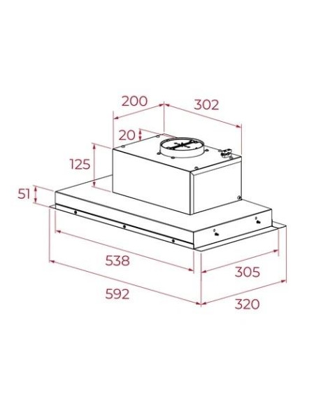 TEKA - Exaustor GFI 63030 KOS SS 113120006 – Exaustores – stockin.pt