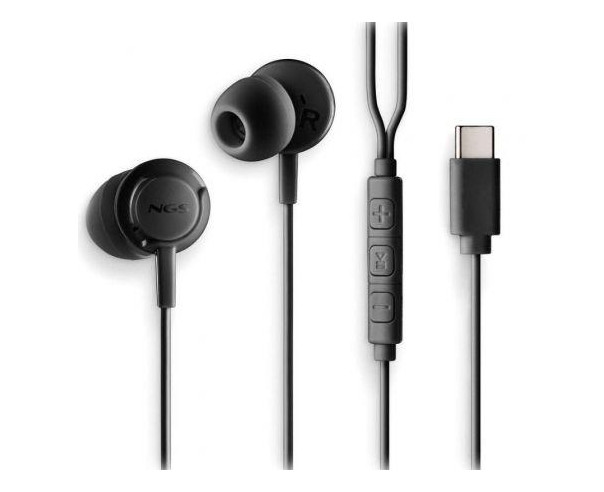 NGS - Auriculares com Microfone CROSSSTEPBLACK – Auriculares – stockin.pt