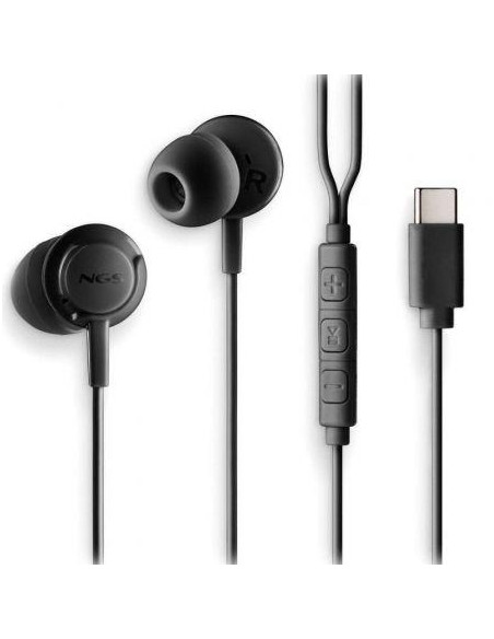 NGS - Auriculares com Microfone CROSSSTEPBLACK – Auriculares – stockin.pt