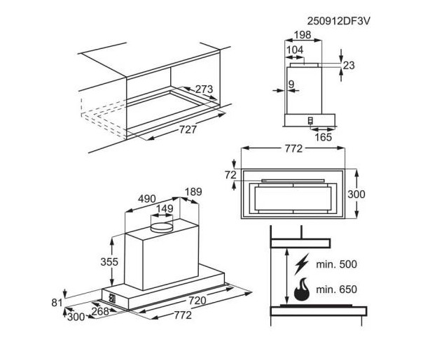 ELECTROLUX - Exaustor LFG815K – Exaustores – stockin.pt
