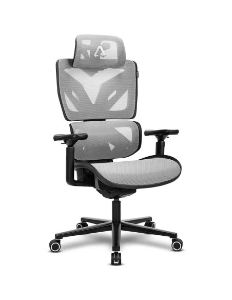 ALPHA GAMER - Cadeira em Malha Wave BlackGrey AGWAVEBKGRY – Cadeiras Gaming – stockin.pt