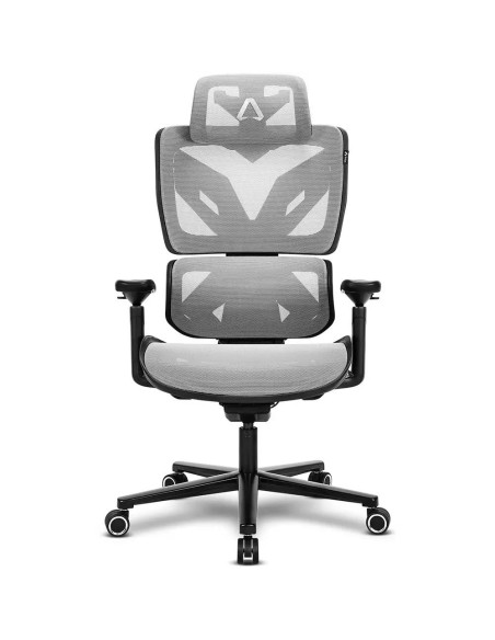 ALPHA GAMER - Cadeira em Malha Wave BlackGrey AGWAVEBKGRY – Cadeiras Gaming – stockin.pt