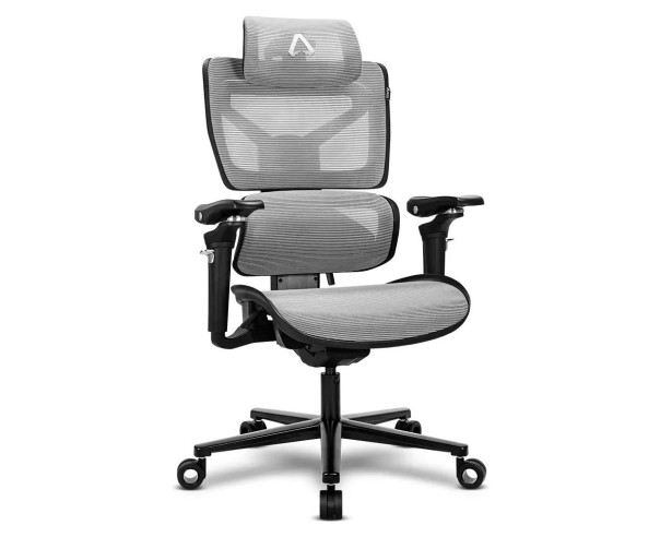 ALPHA GAMER - Cadeira em Malha Mist BlackGrey AGMISTBKGRY – Cadeiras Gaming – stockin.pt