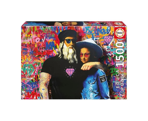 EDUCA - Puzzle 1500 Leo e Lisa, Tv Boy 20181 – Adultos – stockin.pt