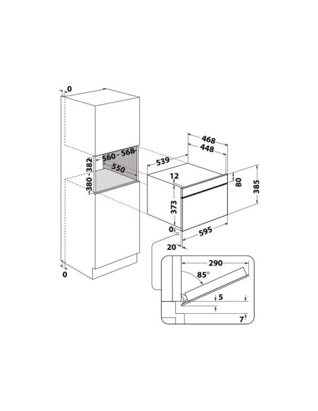 HOTPOINT - Microondas Encastre HAMD44MX – Micro-ondas – stockin.pt