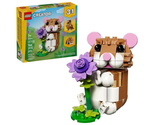 LEGO - Hamster Adorável com Flor 31376 – Creator 3in1 – stockin.pt