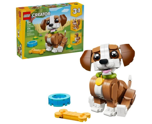 LEGO - Animais Adoráveis Cachorrinho Brincalhão 31382 – Creator 3in1 – stockin.pt