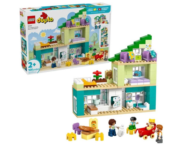 LEGO - Casa de Família Moderna 3 em 1 com Figuras 10470 – DUPLO – stockin.pt