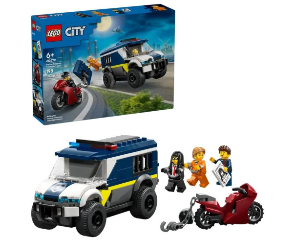 LEGO - Carrinha de Transporte de Prisioneiros da Polícia 60479 – City – stockin.pt