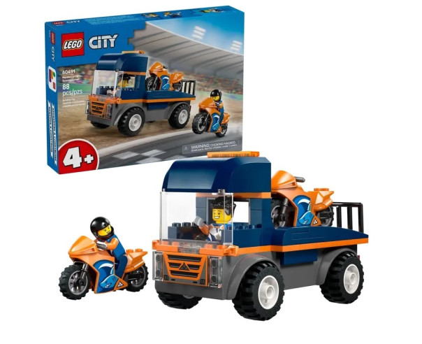 LEGO - Camião de Transporte de Motas 60491 – City – stockin.pt