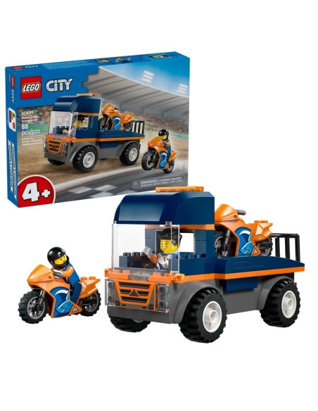 LEGO - Camião de Transporte de Motas 60491 – City – stockin.pt