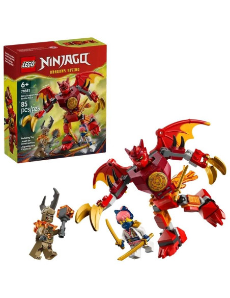 LEGO - Pack de Batalha do Robô Dragão do Kai 71851 – Ninjago – stockin.pt