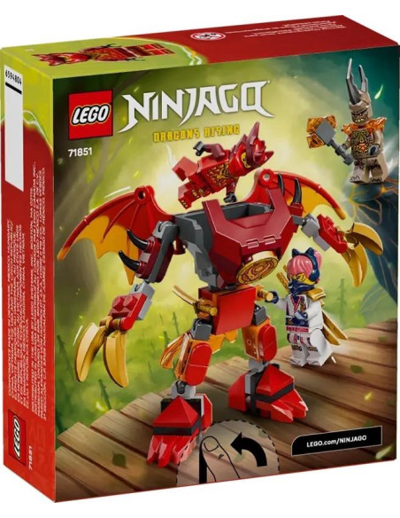 LEGO - Pack de Batalha do Robô Dragão do Kai 71851 – Ninjago – stockin.pt