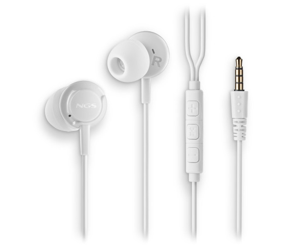 NGS - Auriculares com Microfone CROSSDRIFTWHITE – Auriculares – stockin.pt