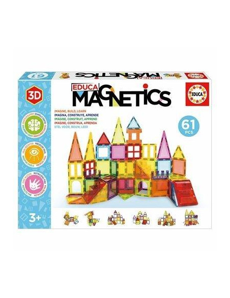 EDUCA - Magnetics 61 Pcs 20024 – Didáticos – stockin.pt