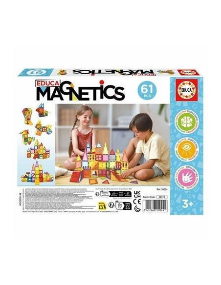 EDUCA - Magnetics 61 Pcs 20024 – Didáticos – stockin.pt