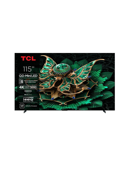 TCL - MiniLed SmartTV 4K GoogleTV 115C7K – Acima 100 Polegadas – stockin.pt