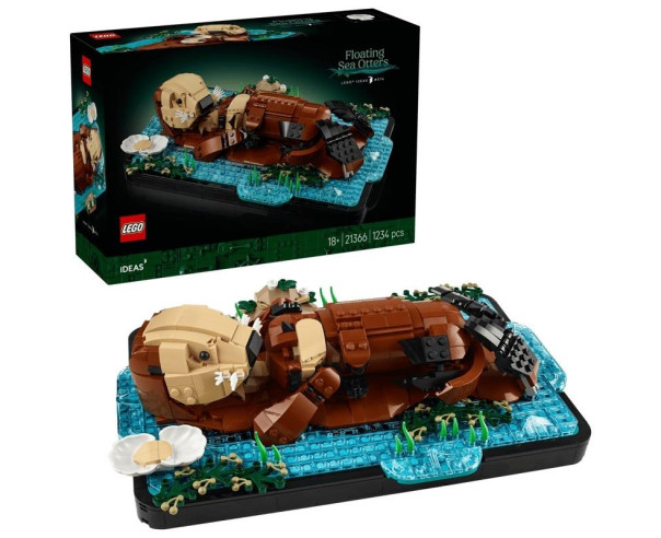 LEGO - Lontras Marinhas Flutuantes 21366 – Ideas – stockin.pt