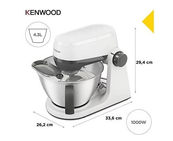 KENWOOD - Robot Multitasker KHC30.000WH – Robots e Processadores – stockin.pt