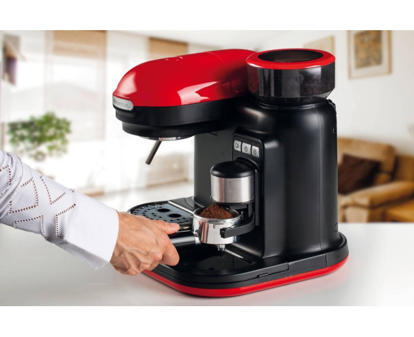 ARIETE - Máq. Café Expresso Moderna Vermelha 131800 – Semi Automáticas – stockin.pt