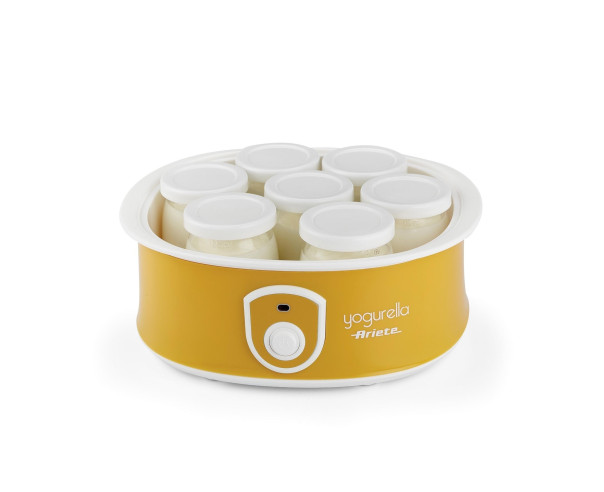 ARIETE - Iogurteira Yogurella com 7 Potes Amarela 617 – Iogurteira – stockin.pt