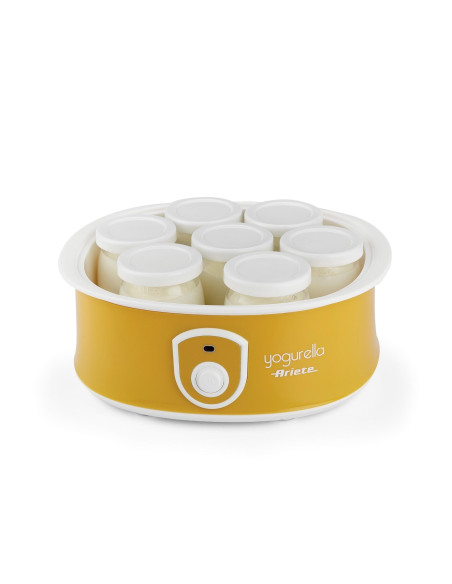 ARIETE - Iogurteira Yogurella com 7 Potes Amarela 617 – Iogurteira – stockin.pt