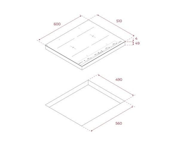 TEKA - Placa Ind. IBF 64-G1 MSP BM DE1 Maestro 112510038 – Placas – stockin.pt