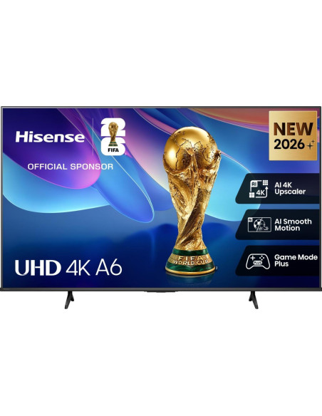 HISENSE - LED Smart TV 4K 43A6S – 40 a 64 Polegadas – stockin.pt