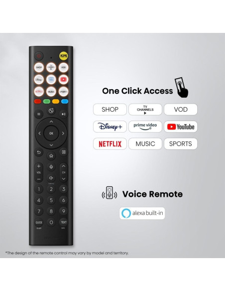 HISENSE - LED Smart TV 4K 43A6S – 40 a 64 Polegadas – stockin.pt