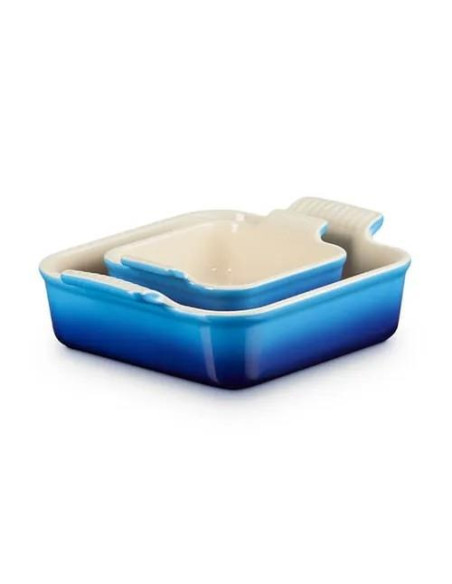 LE CREUSET - Set 2 Bandejas Azure 79094002200080 – Cerâmica de Grés – stockin.pt