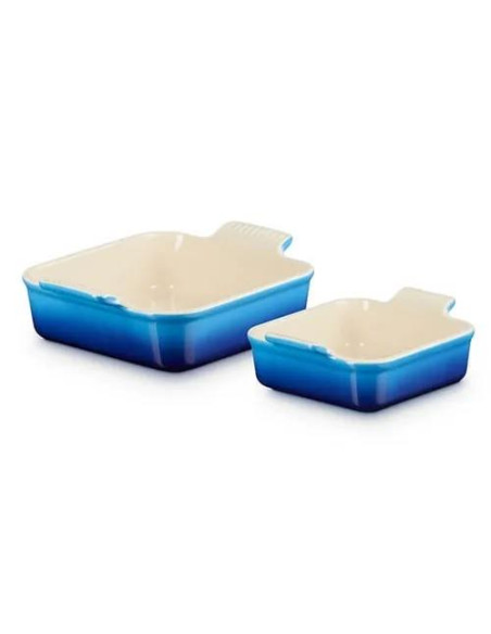 LE CREUSET - Set 2 Bandejas Azure 79094002200080 – Cerâmica de Grés – stockin.pt