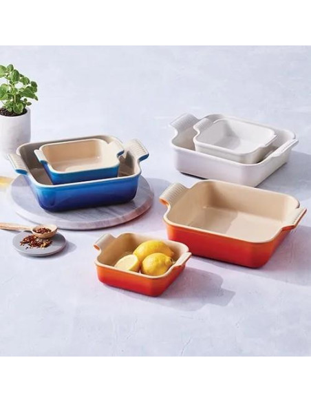 LE CREUSET - Set 2 Bandejas Azure 79094002200080 – Cerâmica de Grés – stockin.pt