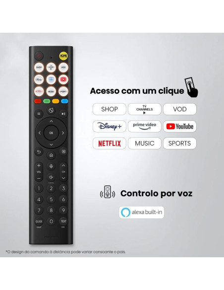 HISENSE - LED Smart TV 4K 50A6S – 40 a 64 Polegadas – stockin.pt